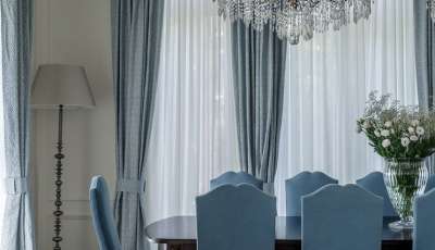Модні штори для класичного інтер'єру – вибираємо довжину, матеріал і фасон