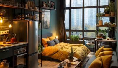 Як оформити квартиру-студію, щоб максимально задіяти простір