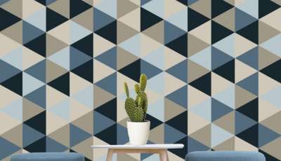 Модна геометрія – як використовувати в інтер'єрі стінові покриття з геометричним малюнком